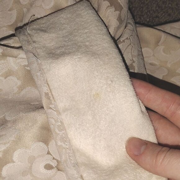 Vintage Victoria’s Secret Women's Size M/L Cream Towel Texture Waist Tie Robe - Picture 14 of 16